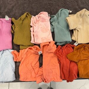 Kate Quinn lot of 10 bodysuit bundle - cotton, bamboo and modal